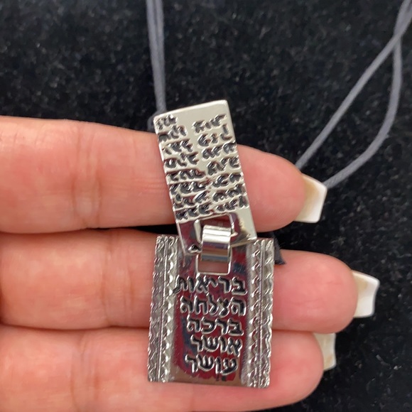 Stainless Steel Star of David Jewish Necklace - Picture 7 of 8